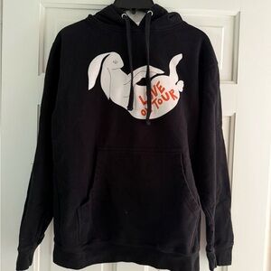 Black Graphic Hoodie